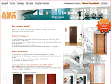 Tablet Screenshot of porte-hotel.fr